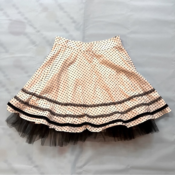 Lip Service Blacklist polka Dot skater skirt.